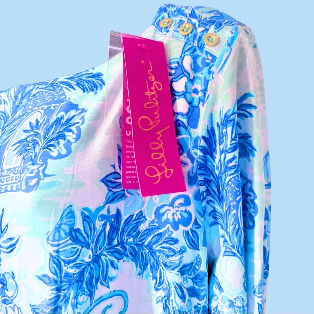 Lilly Pulitzer Sophie Shift Dress • Toile Me About It Print • UPF50+ - Picture 4 of 5